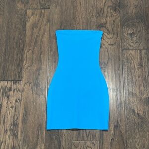 Artizia blue strapless dress